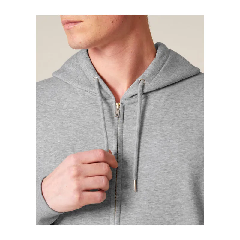 Connector 2.0 unisex medium fit mikina na zip s ka