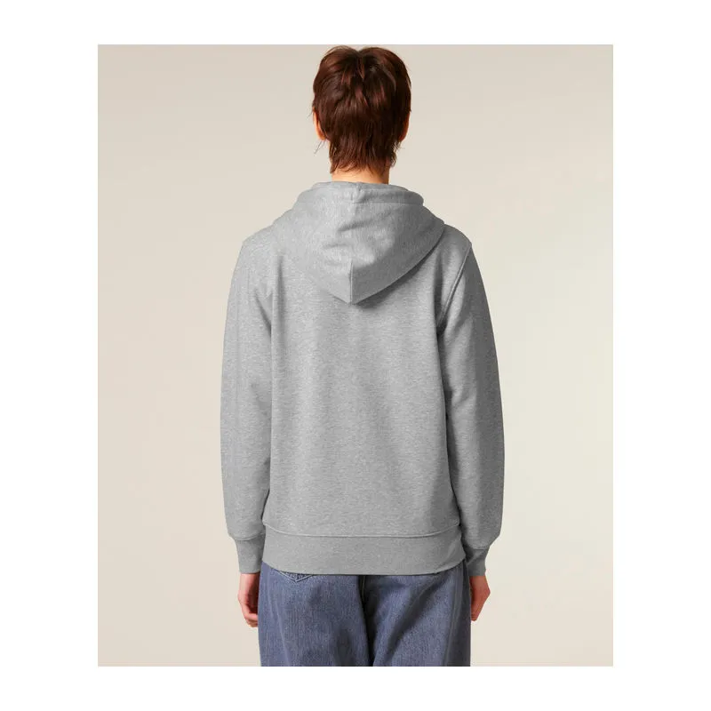 Connector 2.0 unisex medium fit mikina na zip s ka