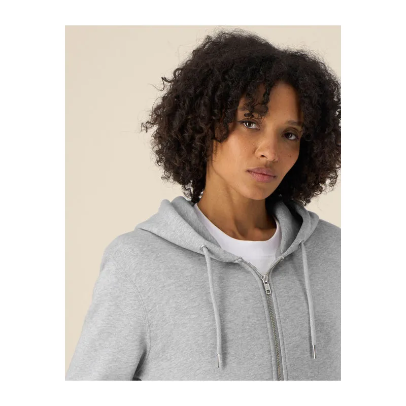 The Astor unisex mikina na zip s kapucí