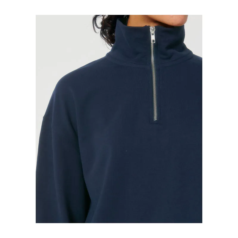 Miller Dry unisex boxy mikina se čtvrtinovým zipem