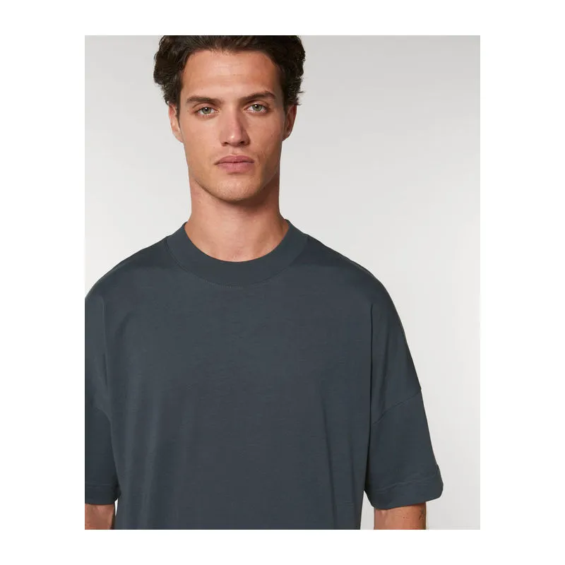 Blaster unisex oversized tričko s vysokým výstřihe