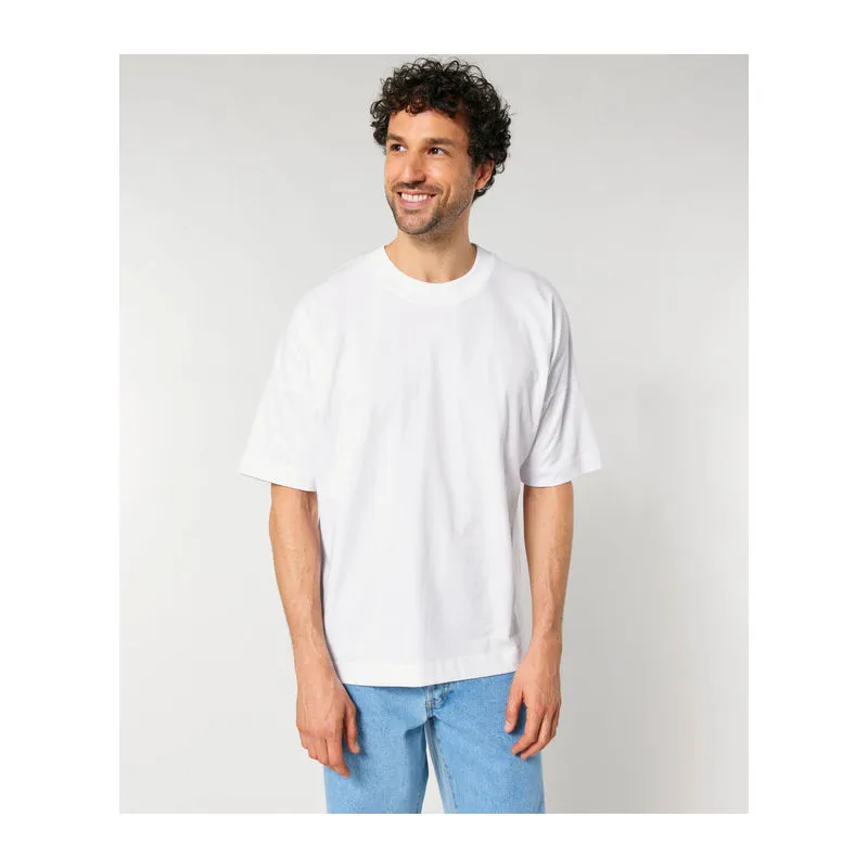Blaster unisex oversized tričko s vysokým výstřihe