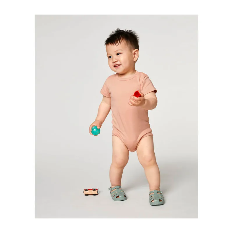 The babies' body s krátkým rukávem