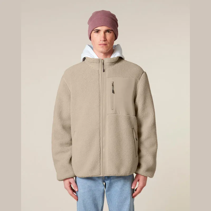 Brooker unisex relaxed fit sherpa bunda