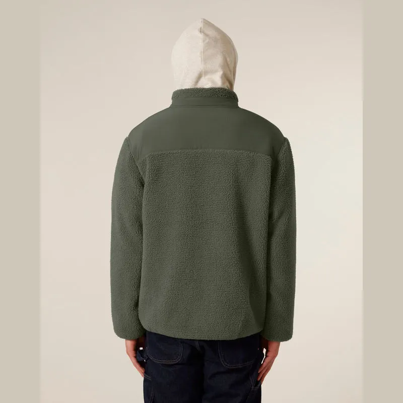 Brooker unisex relaxed fit sherpa bunda