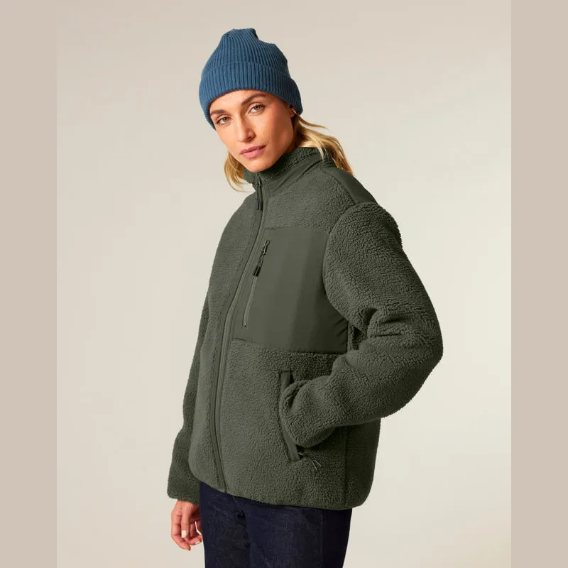 Brooker unisex relaxed fit sherpa bunda