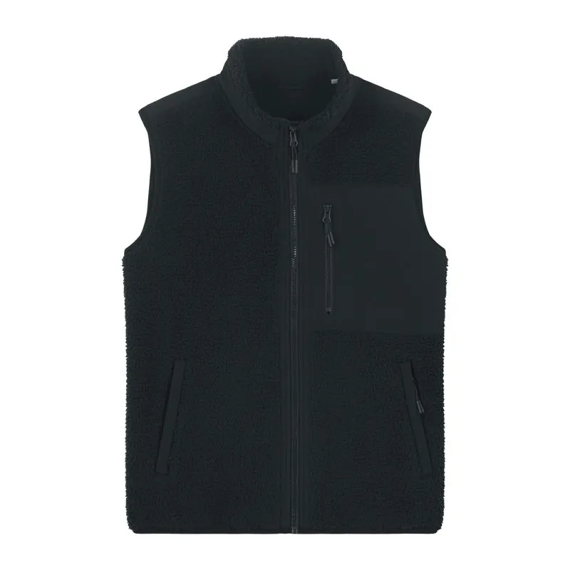 Liner unisex sherpa bunda bez rukávů