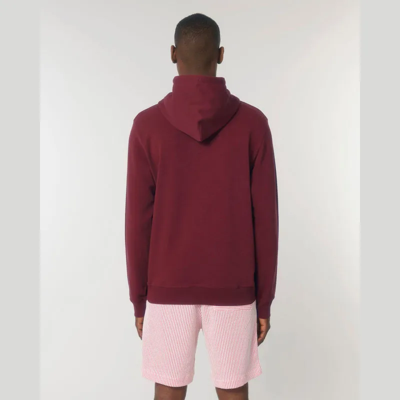 Archer unisex mikina s kapucí v medium fit střihu