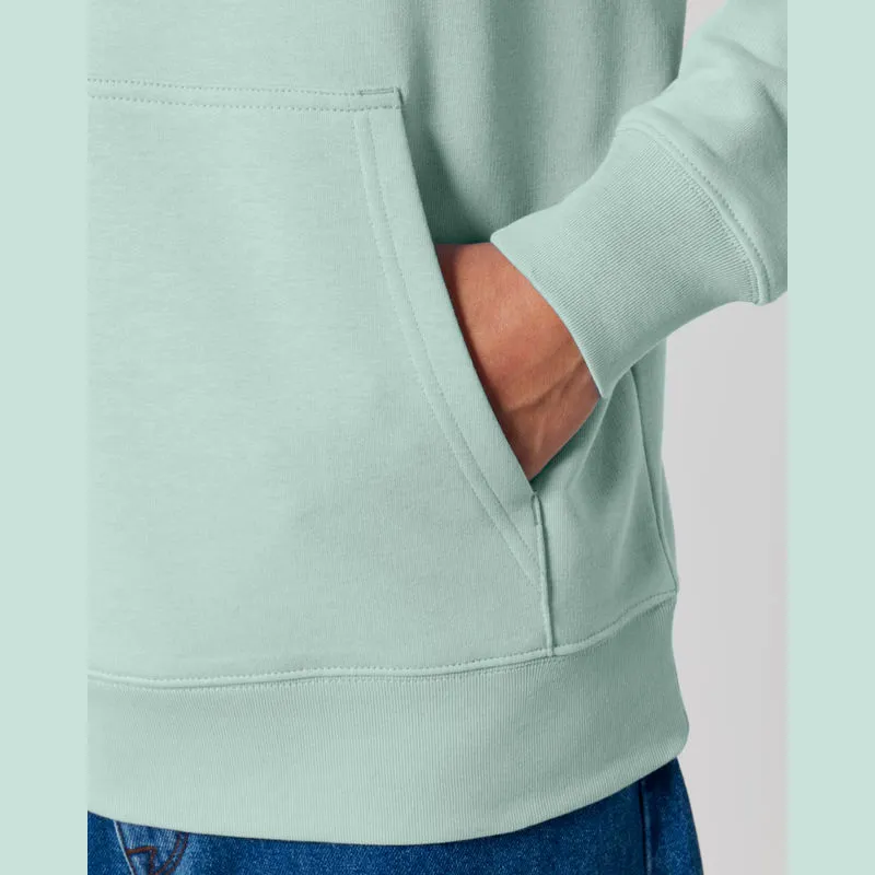 Archer unisex mikina s kapucí v medium fit střihu