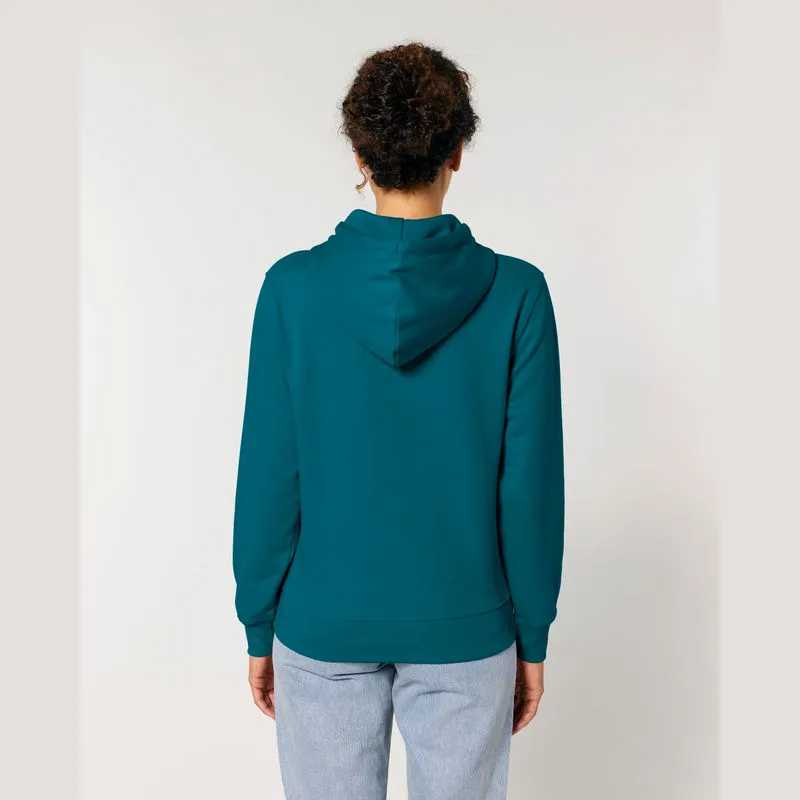Archer unisex mikina s kapucí v medium fit střihu