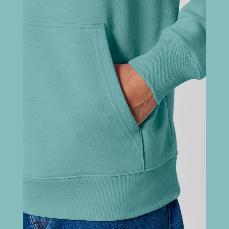Archer unisex mikina s kapucí v medium fit střihu