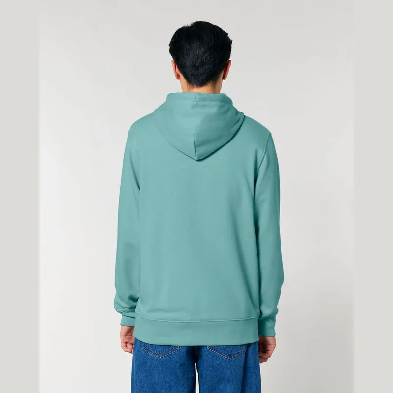 Archer unisex mikina s kapucí v medium fit střihu