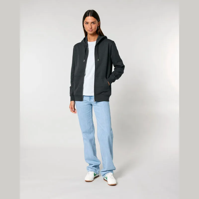 Cultivator 2.0 unisex mikina na zip s kapucí