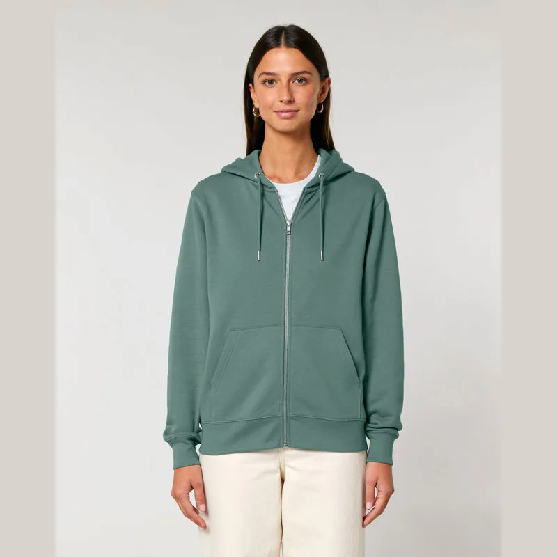 Cultivator 2.0 unisex mikina na zip s kapucí