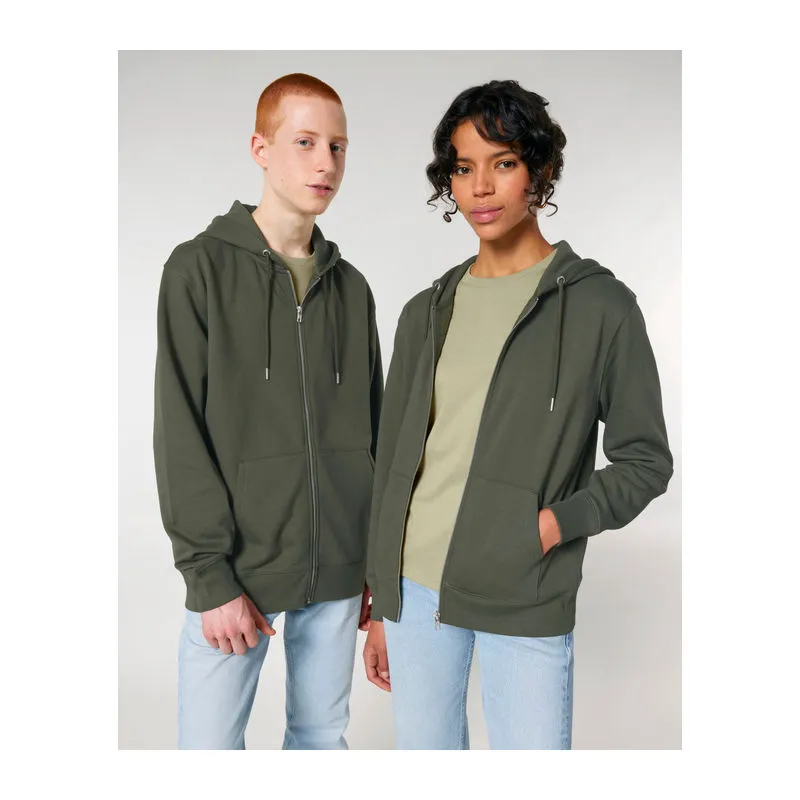 Cultivator 2.0 unisex mikina na zip s kapucí