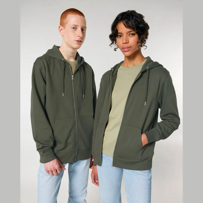 Cultivator 2.0 unisex mikina na zip s kapucí