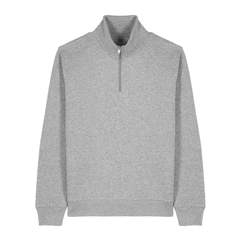 Trucker 2.0 unisex mikina se čtvrtinovým zipem