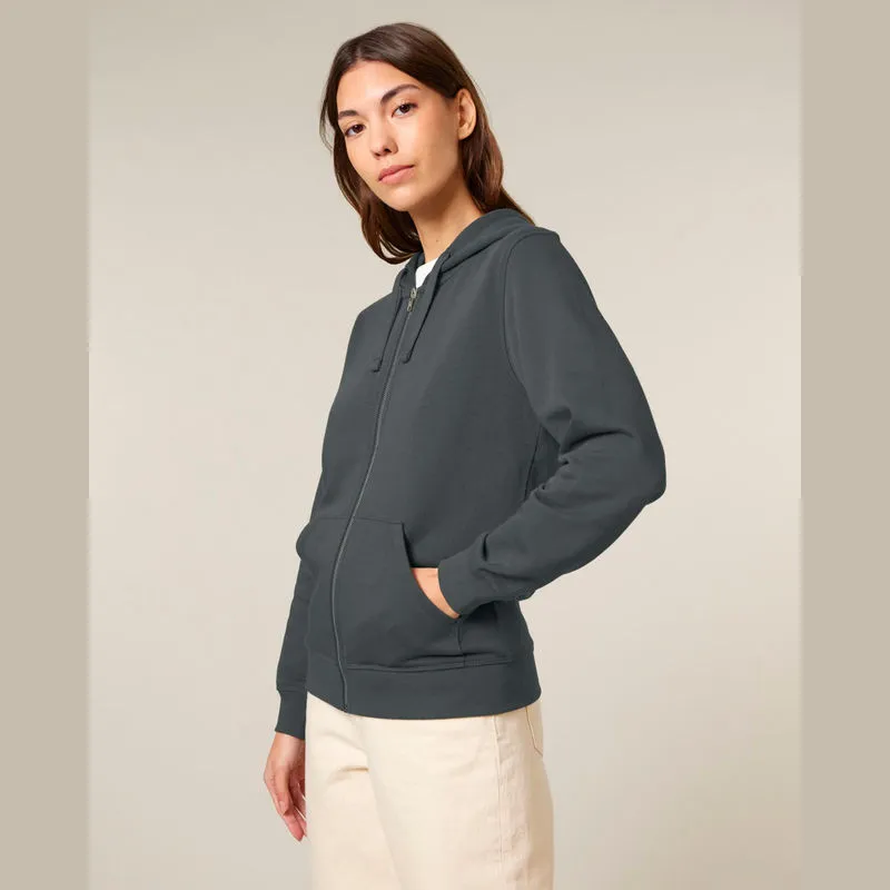 Mixer unisex mikina na zip s kapucí