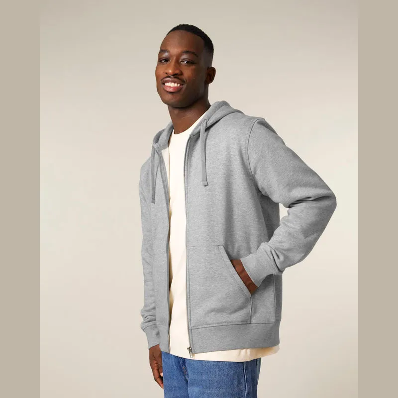 Mixer unisex mikina na zip s kapucí