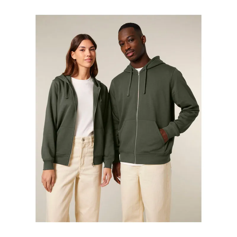 Mixer unisex mikina na zip s kapucí
