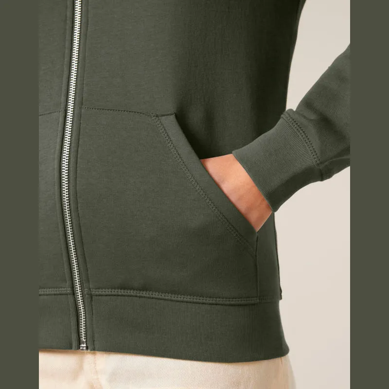 Mixer unisex mikina na zip s kapucí