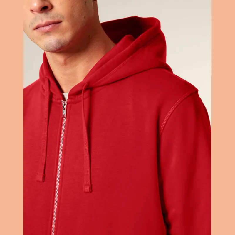 Mixer unisex mikina na zip s kapucí