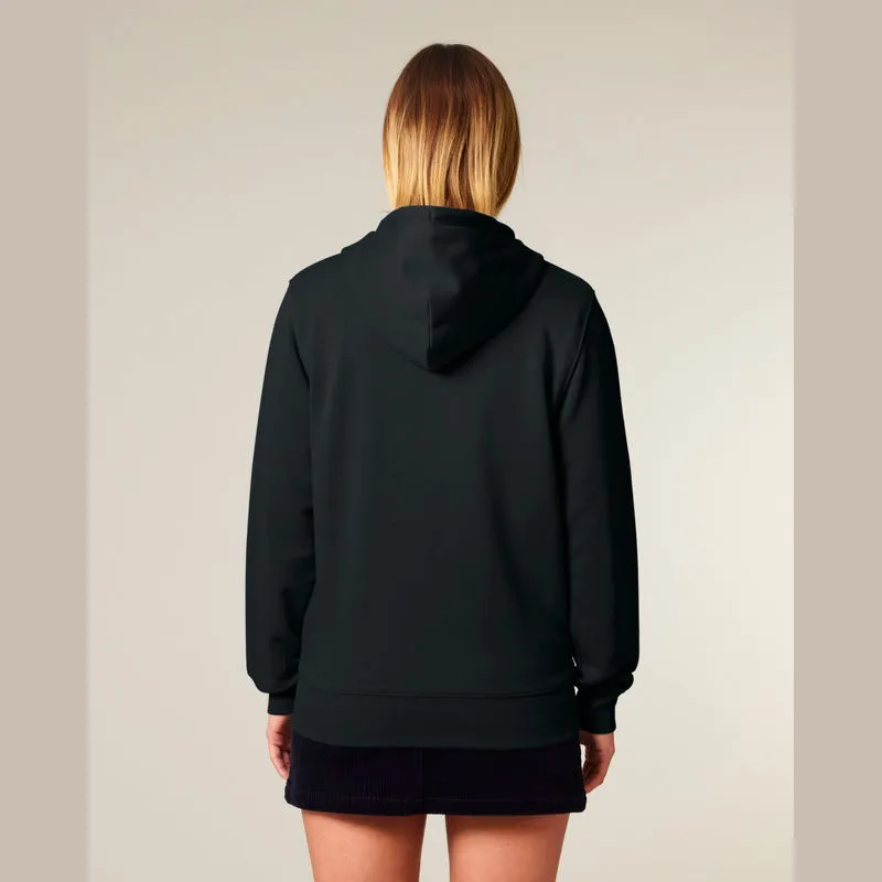 Connector 2.0 unisex medium fit mikina na zip s ka