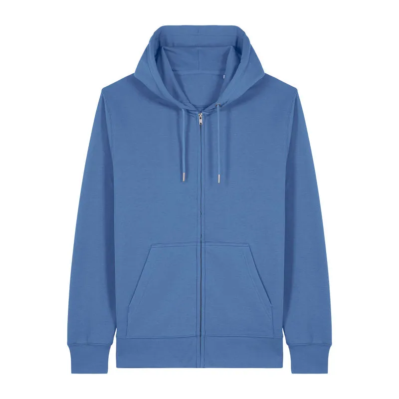 Connector 2.0 unisex medium fit mikina na zip s ka
