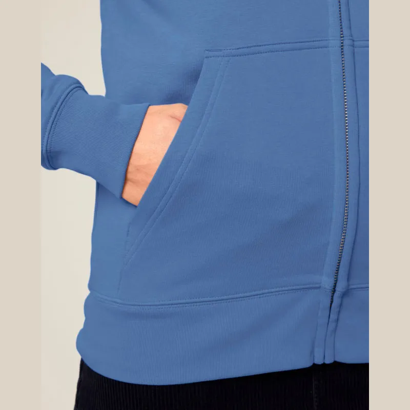 Connector 2.0 unisex medium fit mikina na zip s ka