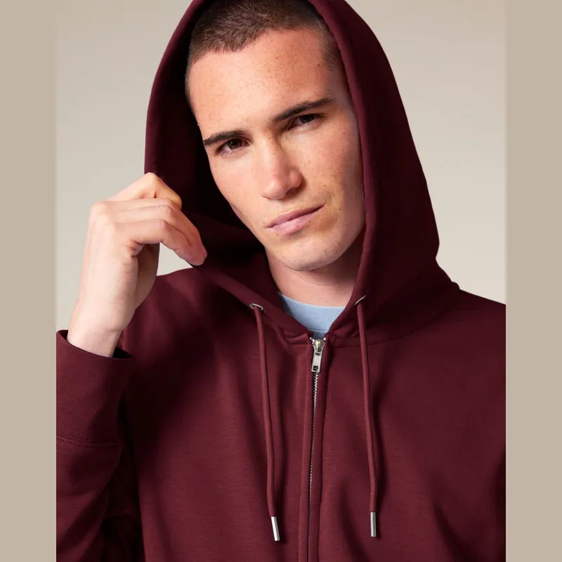 Connector 2.0 unisex medium fit mikina na zip s ka