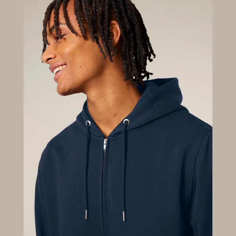 Connector 2.0 unisex medium fit mikina na zip s ka