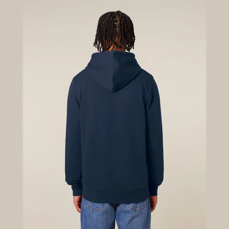 Connector 2.0 unisex medium fit mikina na zip s ka