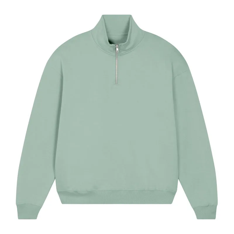 Miller Dry unisex boxy mikina se čtvrtinovým zipem