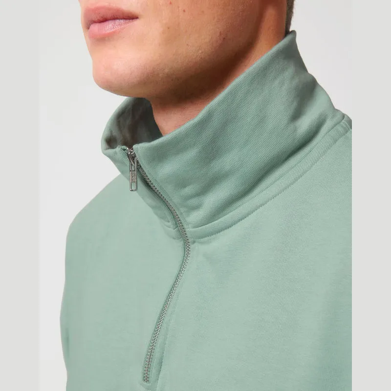 Miller Dry unisex boxy mikina se čtvrtinovým zipem