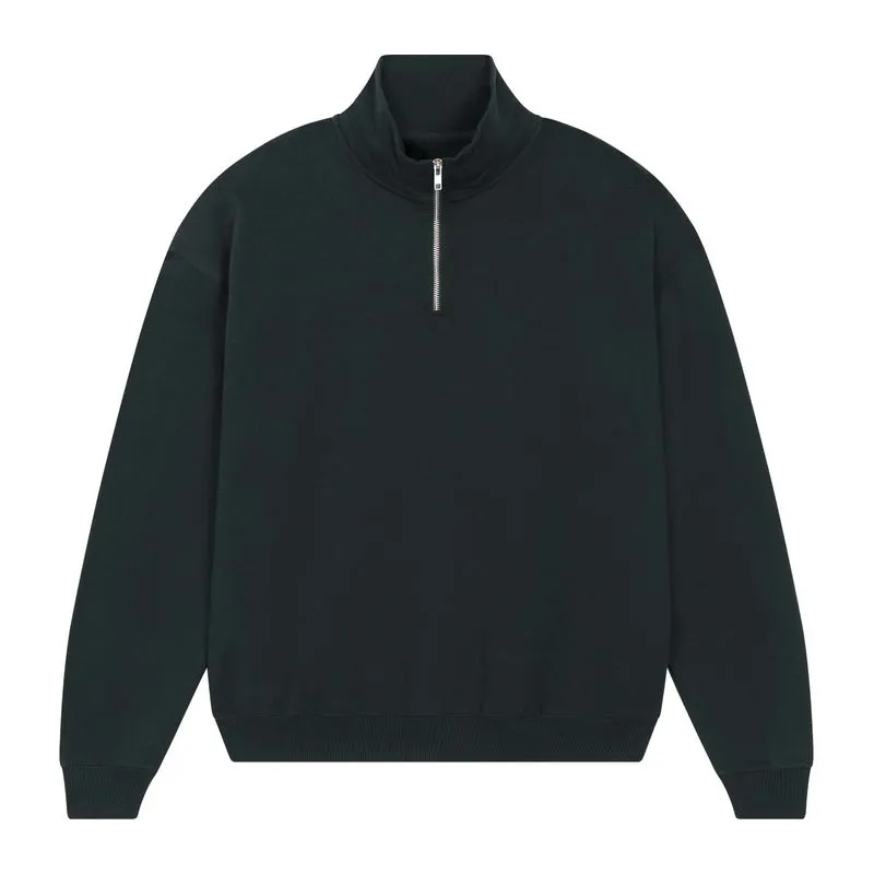 Miller Dry unisex boxy mikina se čtvrtinovým zipem