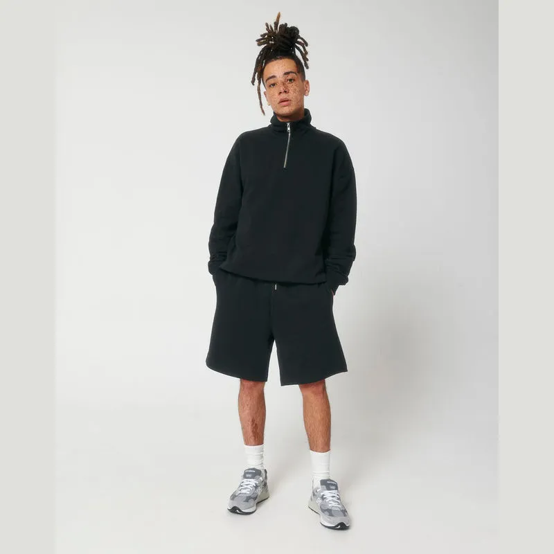 Miller Dry unisex boxy mikina se čtvrtinovým zipem