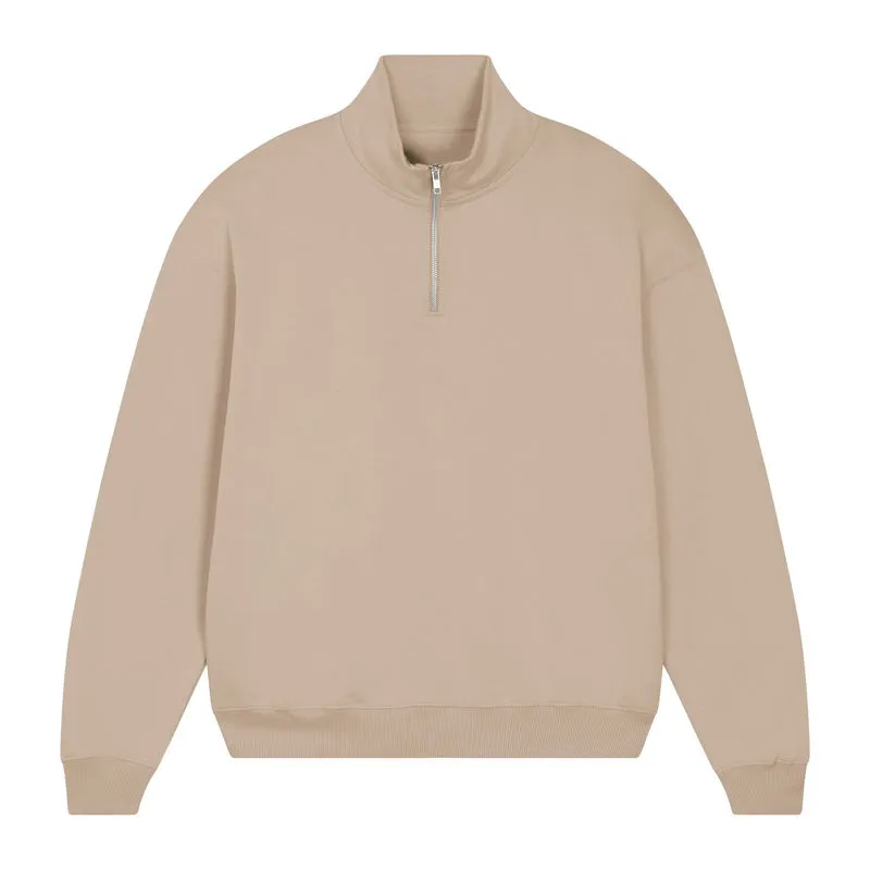 Miller Dry unisex boxy mikina se čtvrtinovým zipem