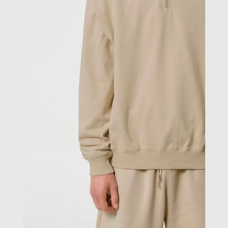 Miller Dry unisex boxy mikina se čtvrtinovým zipem