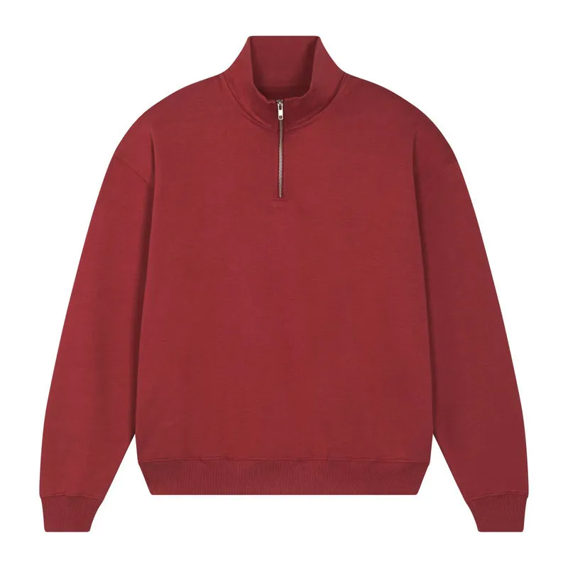 Miller Dry unisex boxy mikina se čtvrtinovým zipem