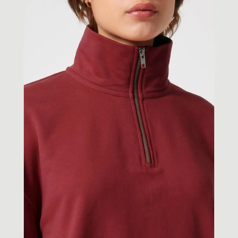 Miller Dry unisex boxy mikina se čtvrtinovým zipem