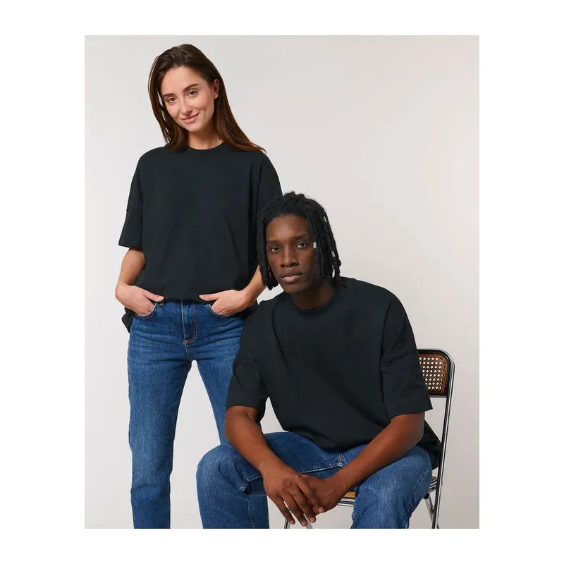 Blaster unisex oversized tričko s vysokým výstřihe