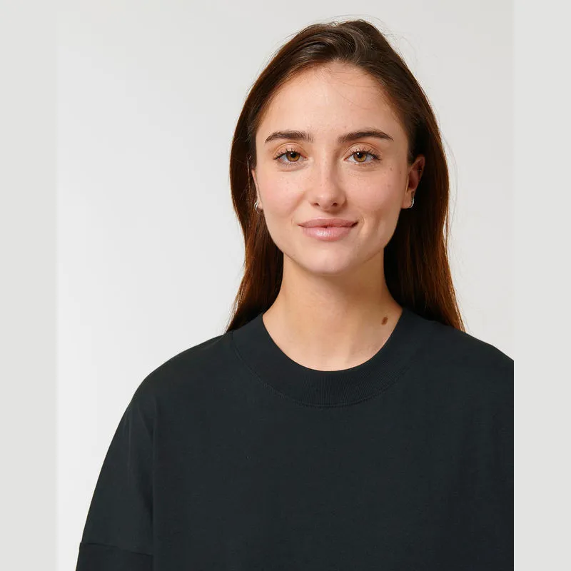 Blaster unisex oversized tričko s vysokým výstřihe