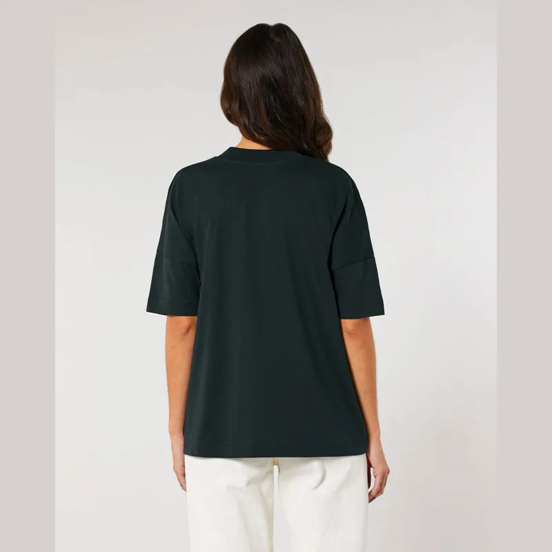 Blaster unisex oversized tričko s vysokým výstřihe
