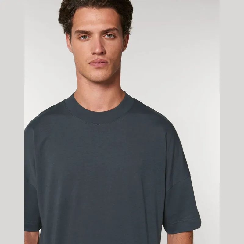 Blaster unisex oversized tričko s vysokým výstřihe