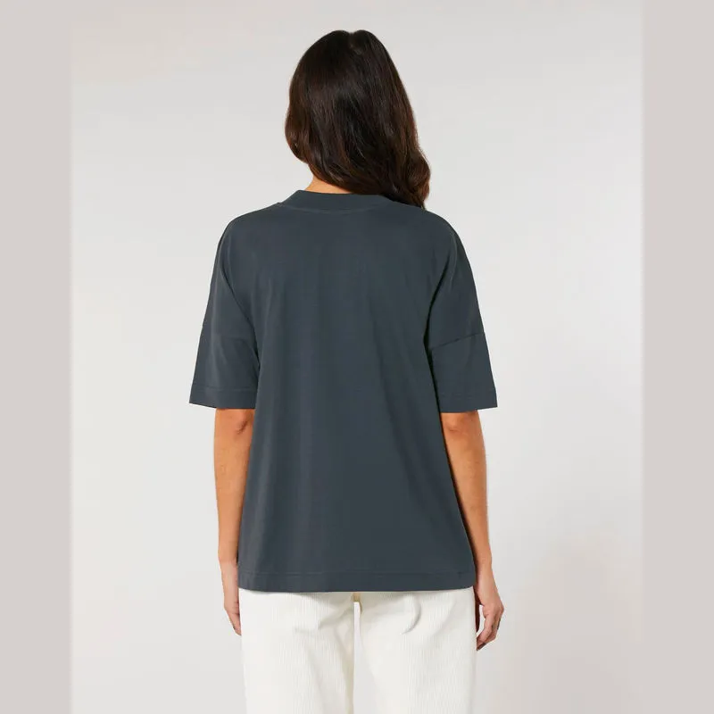 Blaster unisex oversized tričko s vysokým výstřihe
