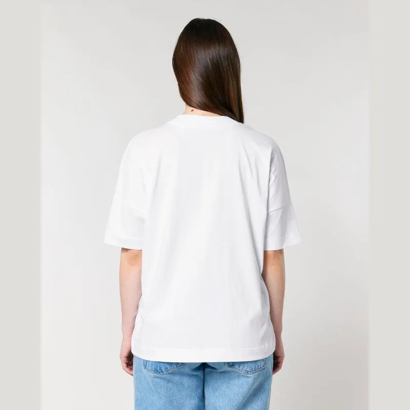 Blaster unisex oversized tričko s vysokým výstřihe