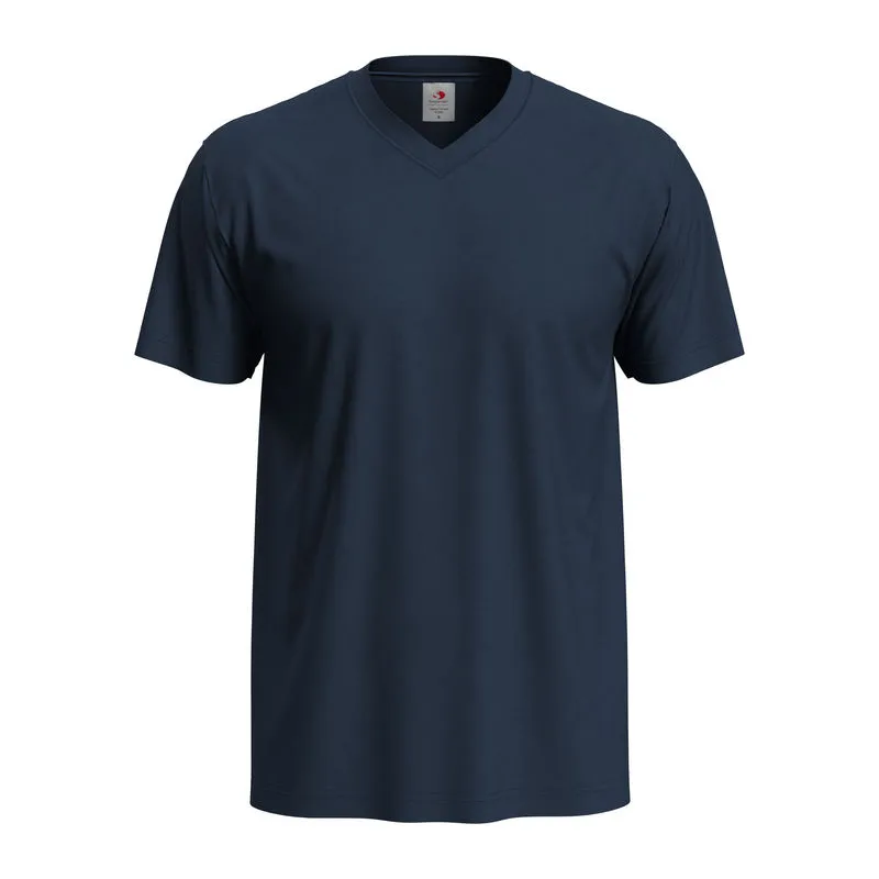 Unisex tričko Classic-T  s výstřihem do V