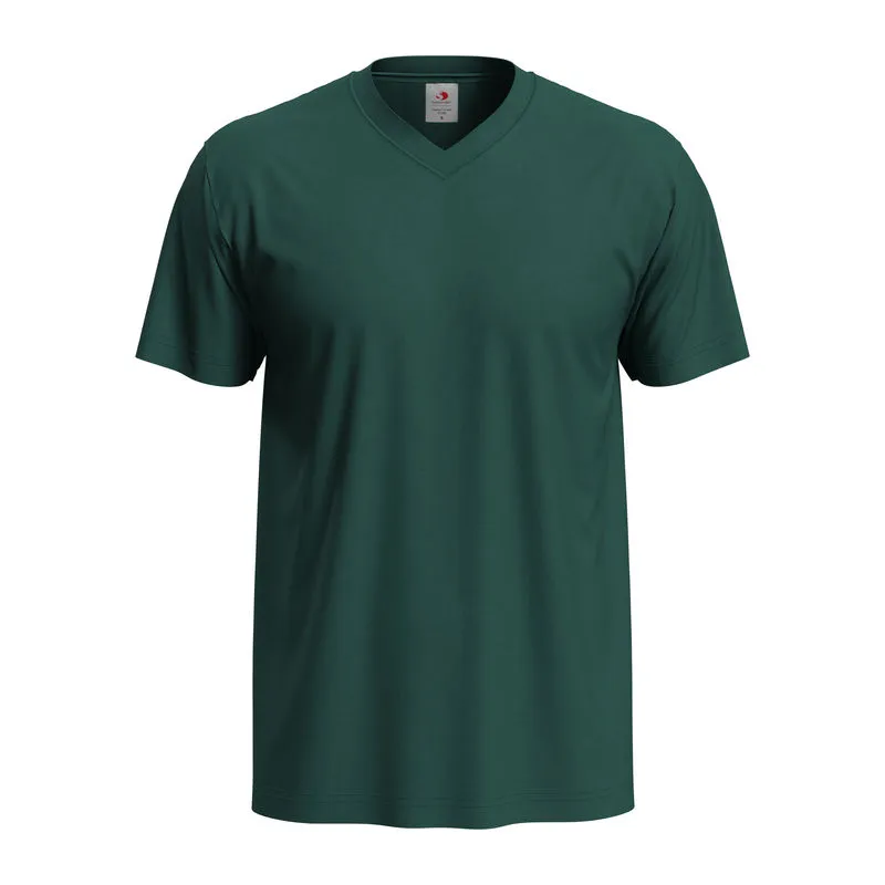 Unisex tričko Classic-T  s výstřihem do V