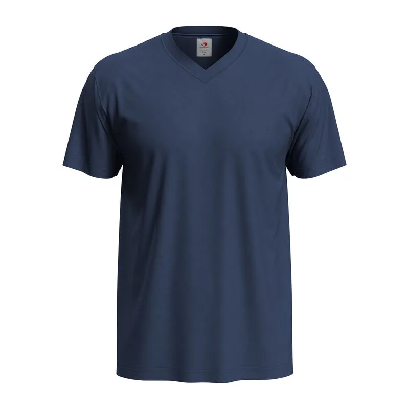 Unisex tričko Classic-T  s výstřihem do V