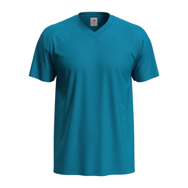 Unisex tričko Classic-T  s výstřihem do V